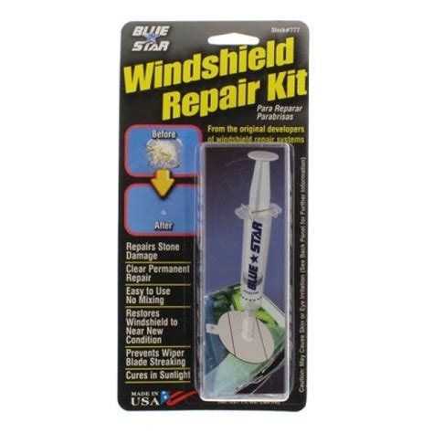 blue star windshield repair kit|clear star windshield repair kit.
